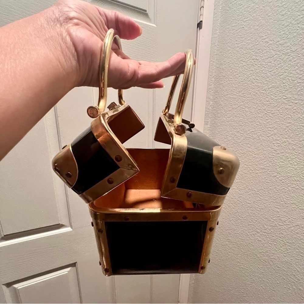 VINTAGE LISETTE NEW YORK 1960s train case handbag. - Picture 8 of 11